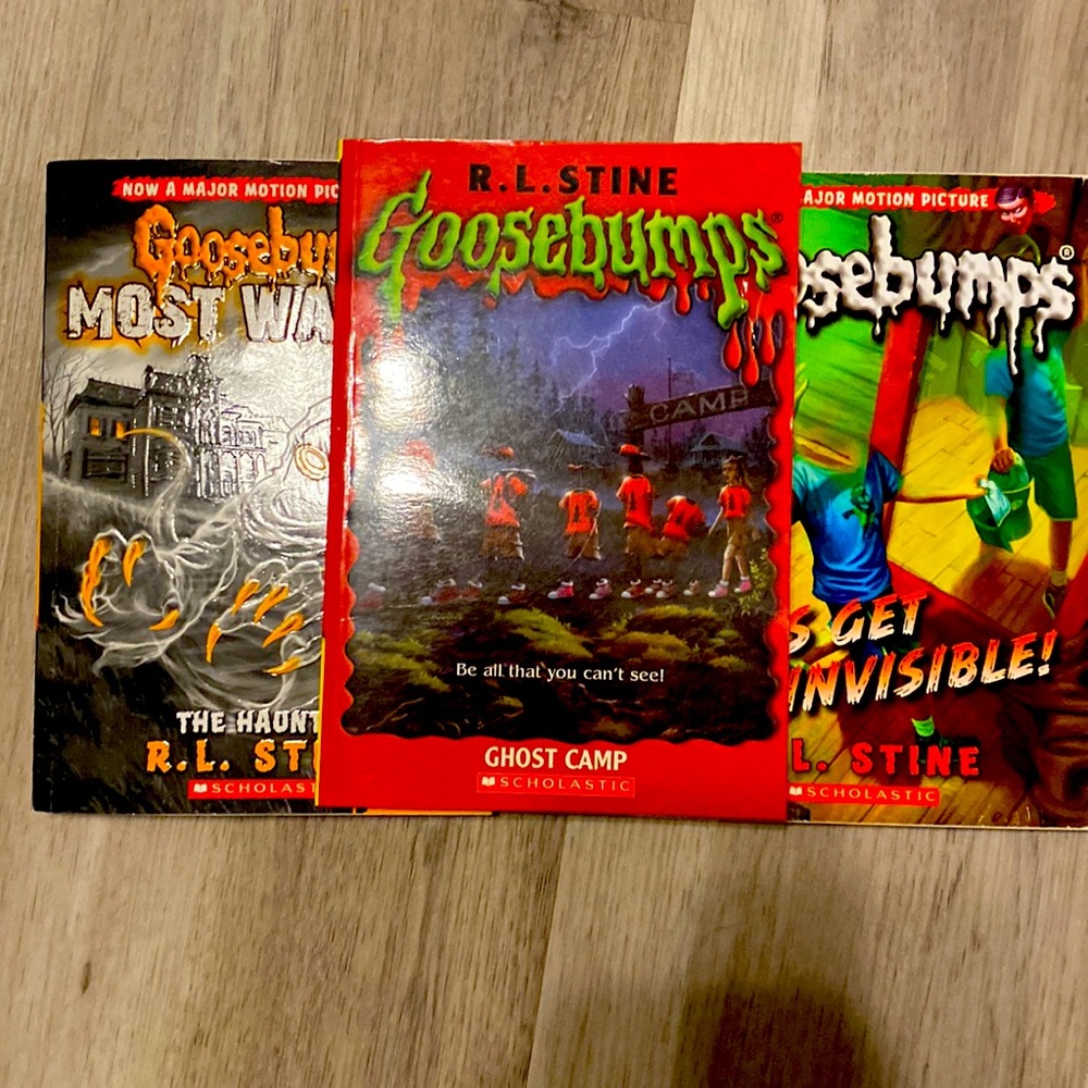 Three ghost bumps books selling together, or you can buy separate